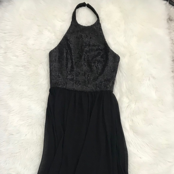 Dress The Population Black Farah Sequin Gown Prom - Picture 4 of 8